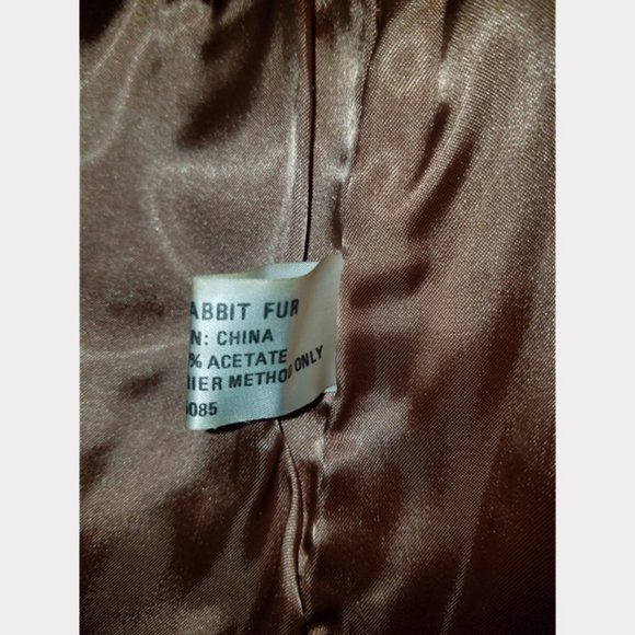 Vtg 80s Multicolor Animal Print Fur Vest S - Picture 10 of 11